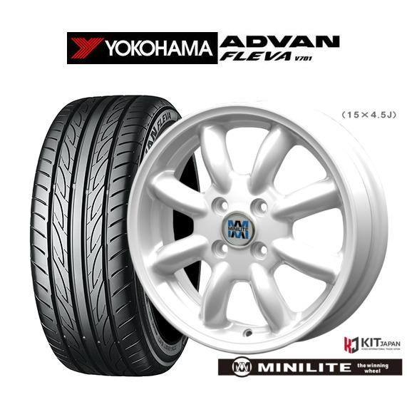 ミニライト アルミホイール タイヤ 15インチ 4本 165/50R15