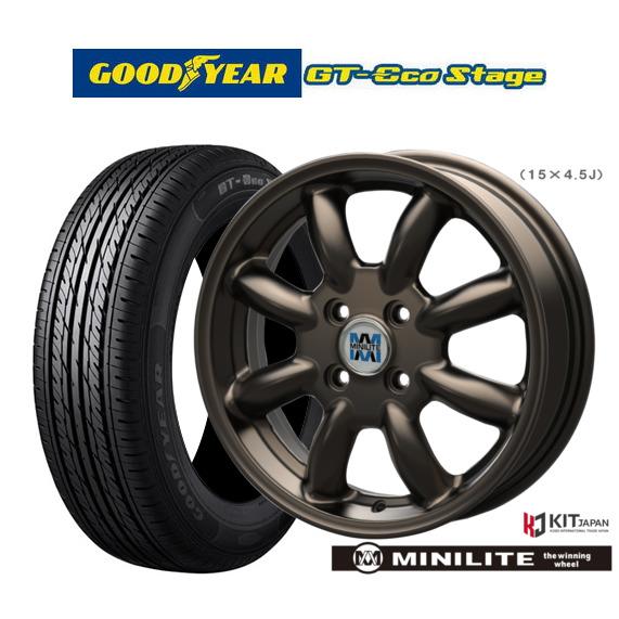 サマータイヤ ホイール4本セット ミニライト グッドイヤー GT-エコ