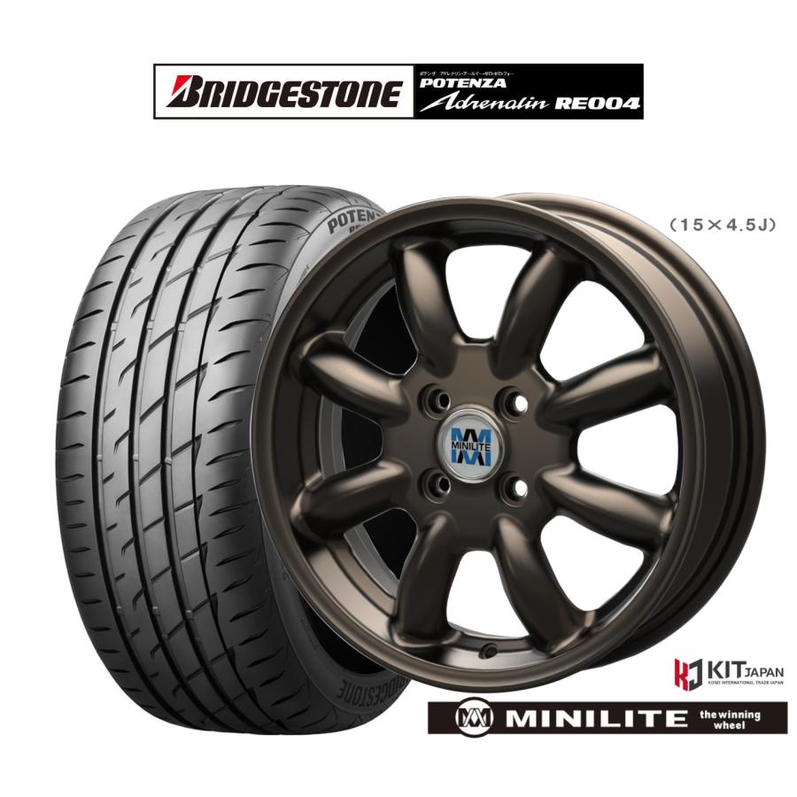 ミニライト アルミホイール タイヤ 15インチ 4本 165/50R15