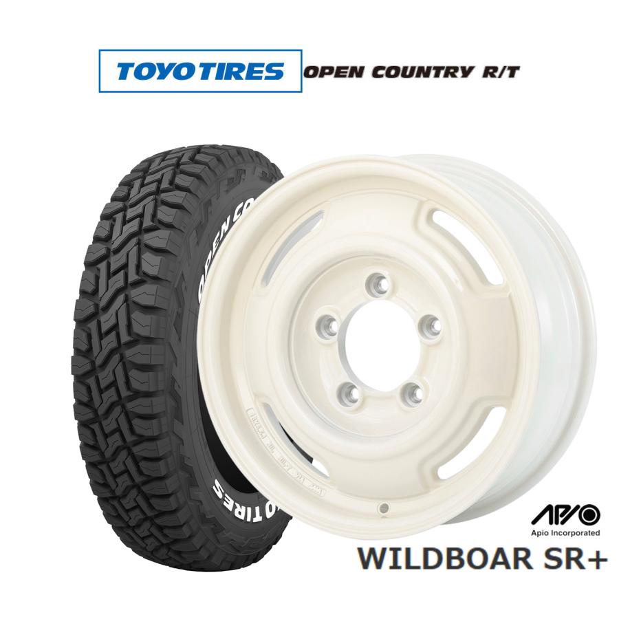 りんごさん専用　16インチ 4本セット　専用② サマータイヤ ホイール4本セット アピオ WILDBOAR ワイルドボア SR+