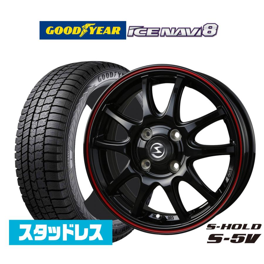 2024年製】スタッドレスタイヤ ホイール4本セット BADX エスホールド S 