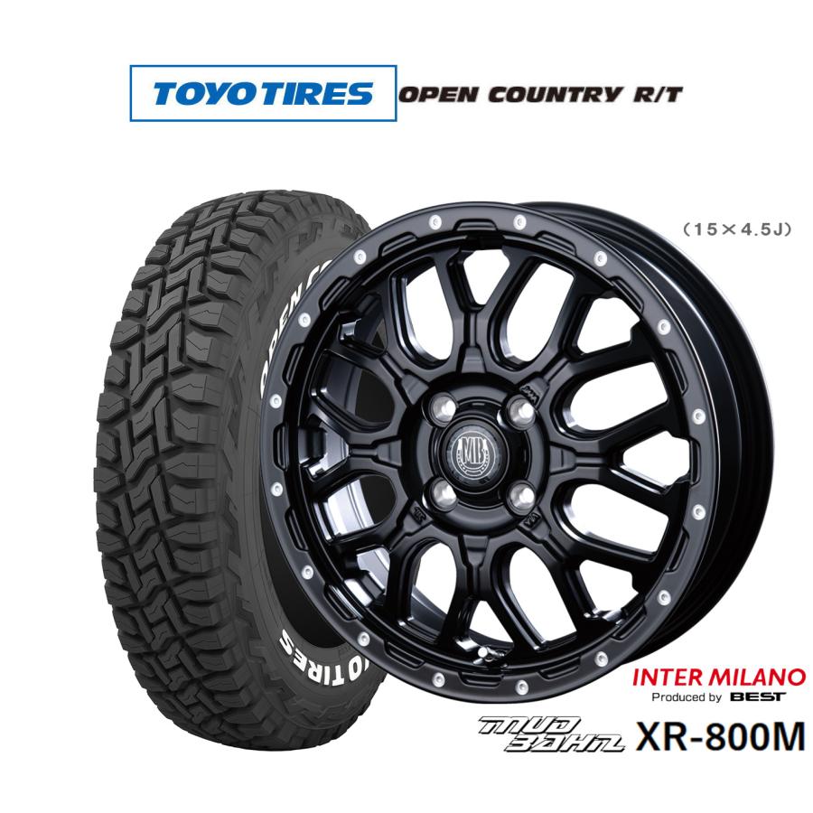 サマータイヤ ホイール4本セット インターミラノ マッドバーン XR-800M 