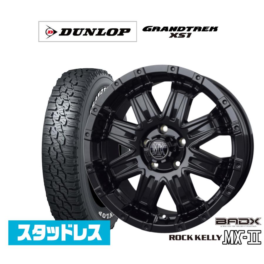 スタッドレスタイヤ ホイール4本セット BADX ロックケリー ROCK KELLY 