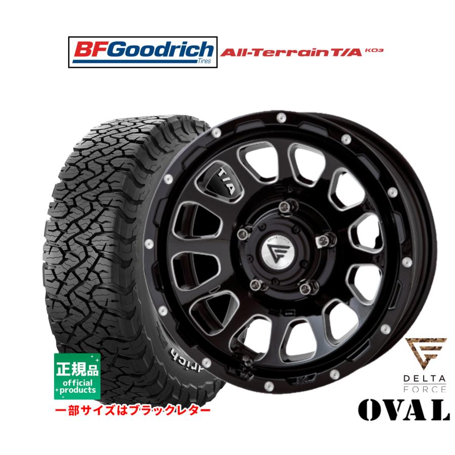 オフロードタイヤ ホイール4本セット FORCE デルタフォース OVAL 