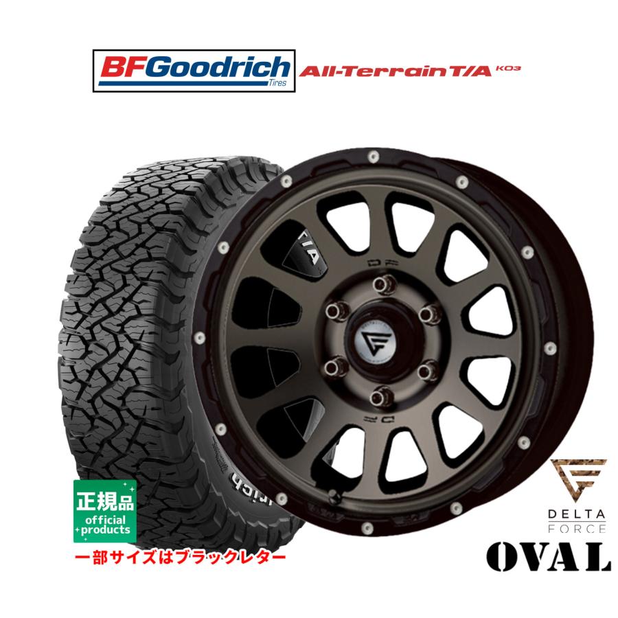 オフロードタイヤ ホイール4本セット FORCE デルタフォース OVAL