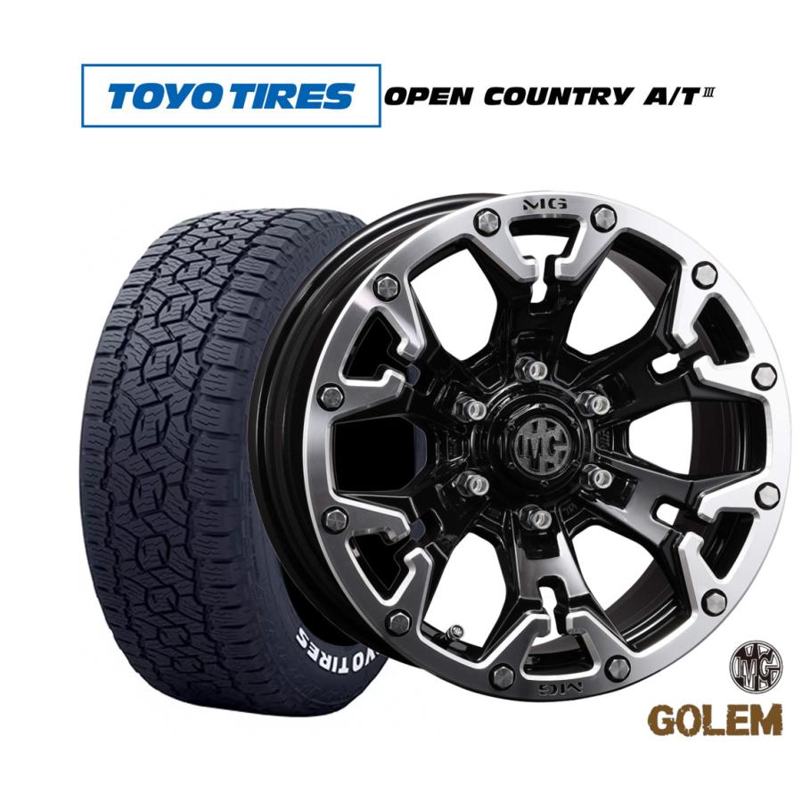 GOLEM Jr ホイール Open Country タイヤホイールセット サマータイヤ ホイール4本セット クリムソン MG ゴーレム トーヨー