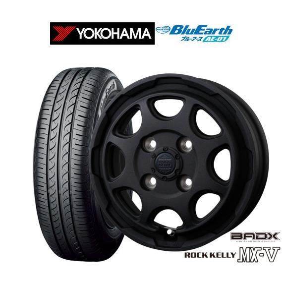 サマータイヤ ホイール4本セット BADX ロックケリー ROCK KELLY MX-V 