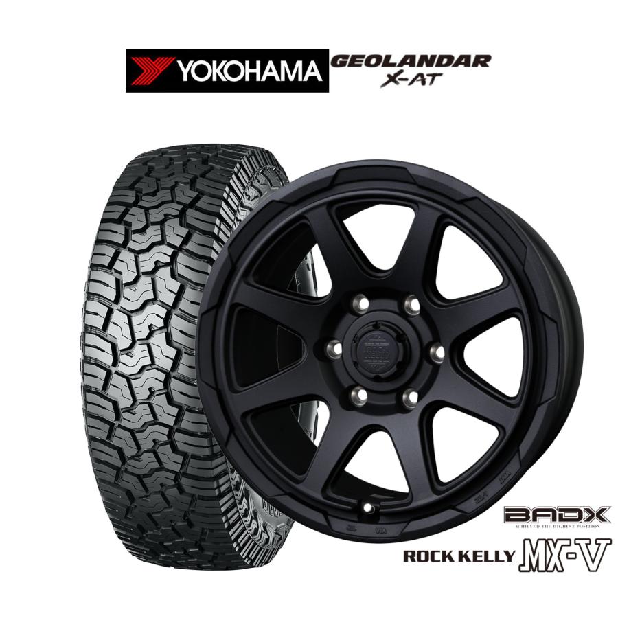 サマータイヤ ホイール4本セット BADX ロックケリー ROCK KELLY MX-V