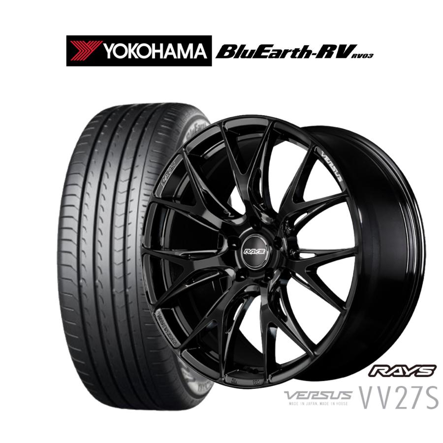 サマータイヤ ホイール4本セット レイズ ベルサス VV27S ヨコハマ 
