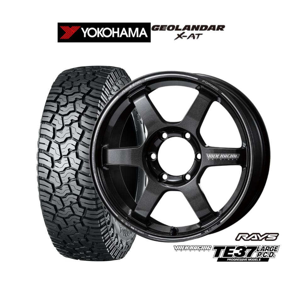 RAYS TE37X風？GEOLANDAR X-AT タイヤホイール4本セット RAYS サマータイヤ ホイール4本セット レイズ ボルクレーシング TE37