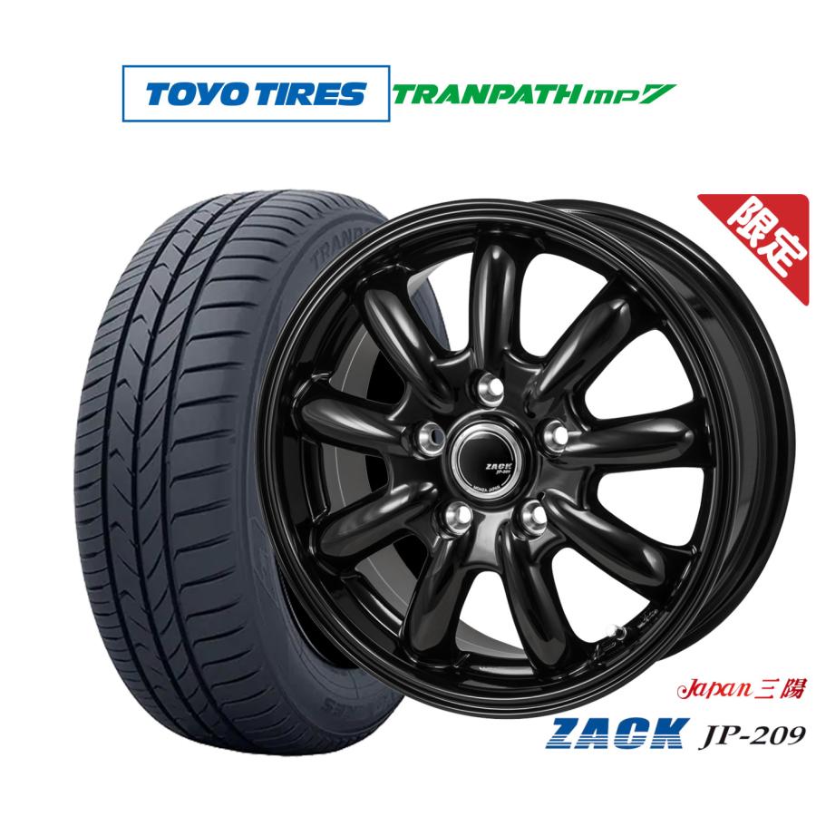 ホイール215/40Ꮢ17 サマータイヤ ホイール4本セット JAPAN三陽 ZACK JP-209 トーヨー