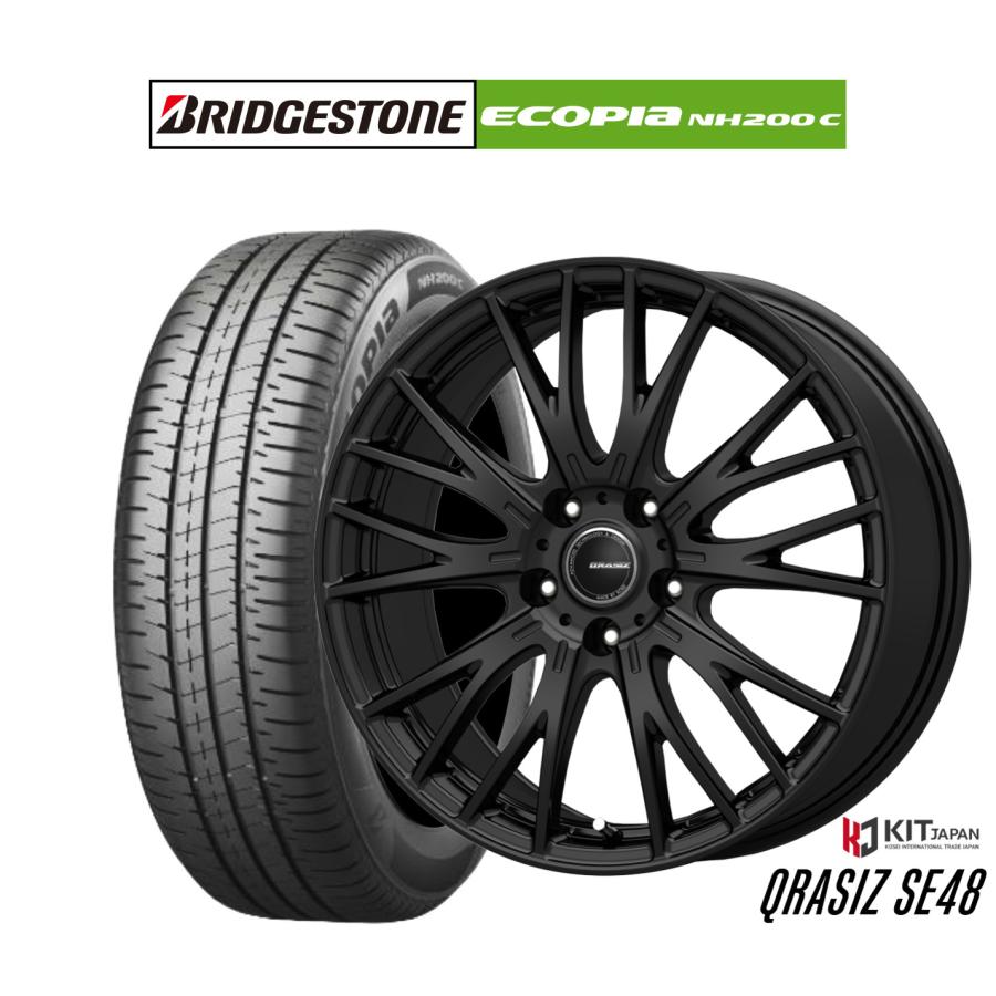 ブリヂストン エコピア 175/65R15 スズキ純正ホイールセット 4本 サマータイヤ ホイール4本セット コーセイ クレイシズ SE48