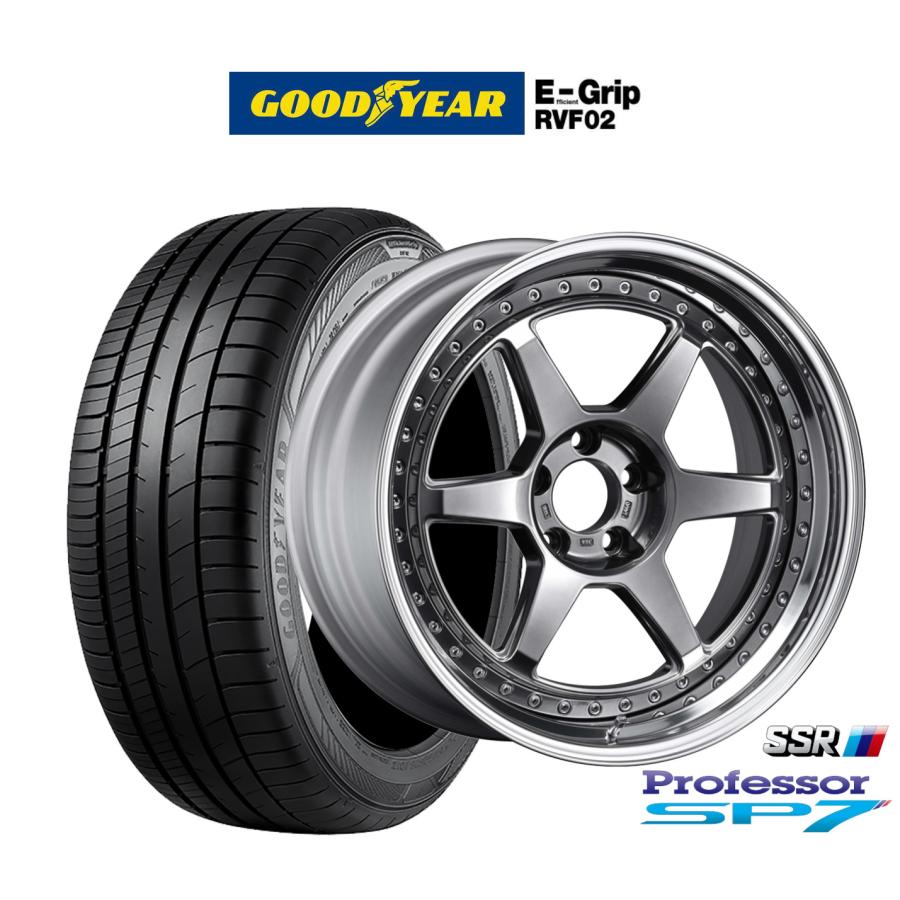 SSR サマータイヤ ホイール4本セット タナベ プロフェッサー SP7 グッドイヤー エフィシエント グリップ RVF02 245 ...