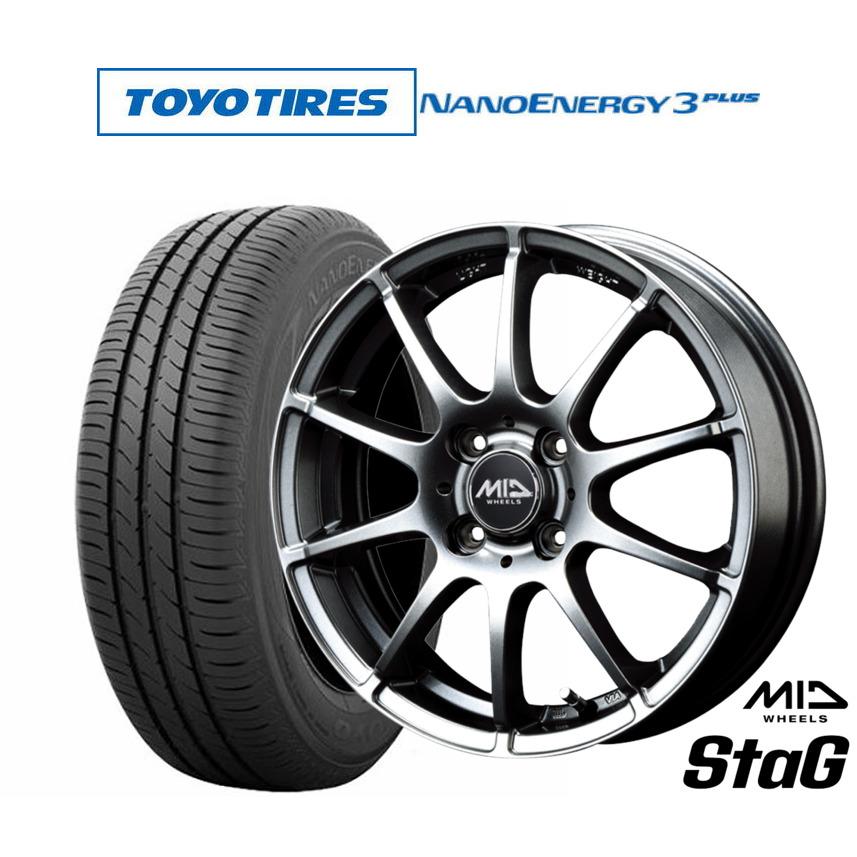 サマータイヤ ホイール4本セット MID ホイールズ スタッグ トーヨー 