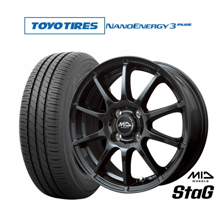 サマータイヤ ホイール4本セット MID ホイールズ スタッグ トーヨー 