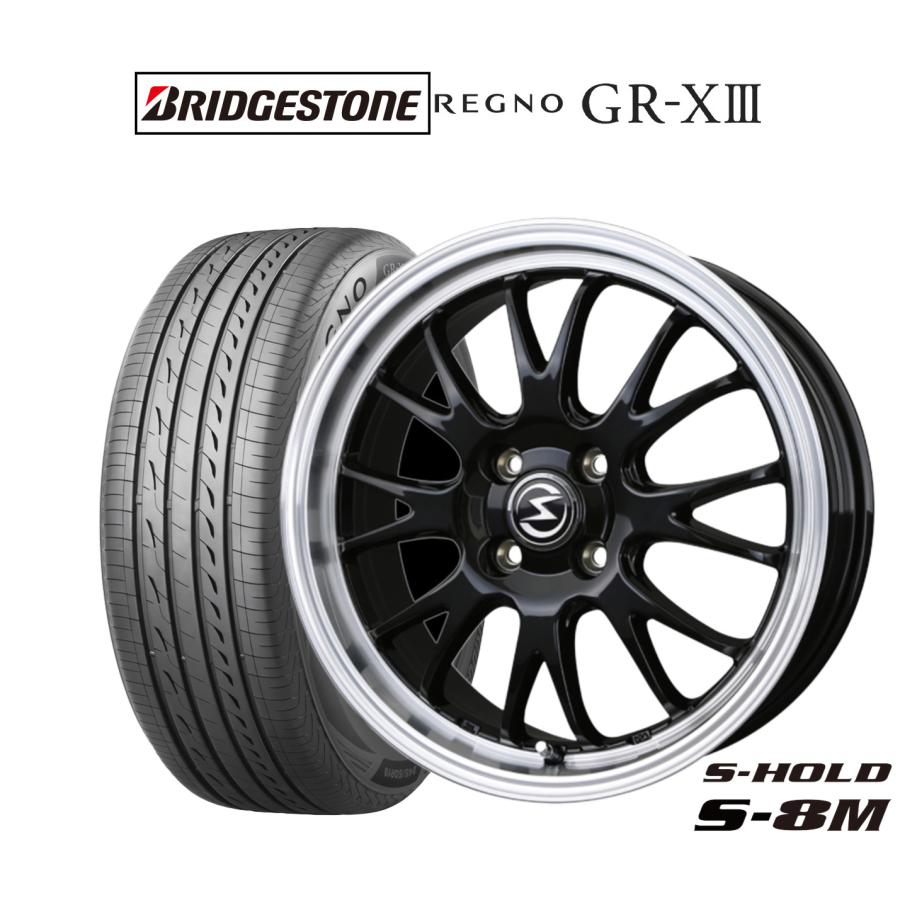サマータイヤ ホイール4本セット BADX エスホールド S-8M ブリヂストン 