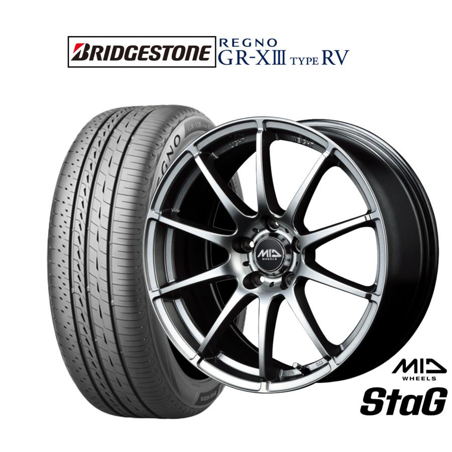 サマータイヤ ホイール4本セット MID ホイールズ スタッグ 