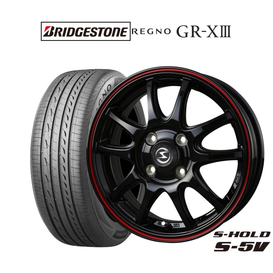 サマータイヤ ホイール4本セット BADX エスホールド S-5V ブリヂストン 