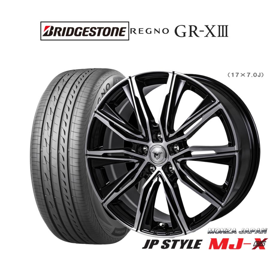 18インチ ホイールセット REGNO GR-800 サマータイヤ ホイール4本セット モンツァ JP STYLE MJ-X ブリヂストン