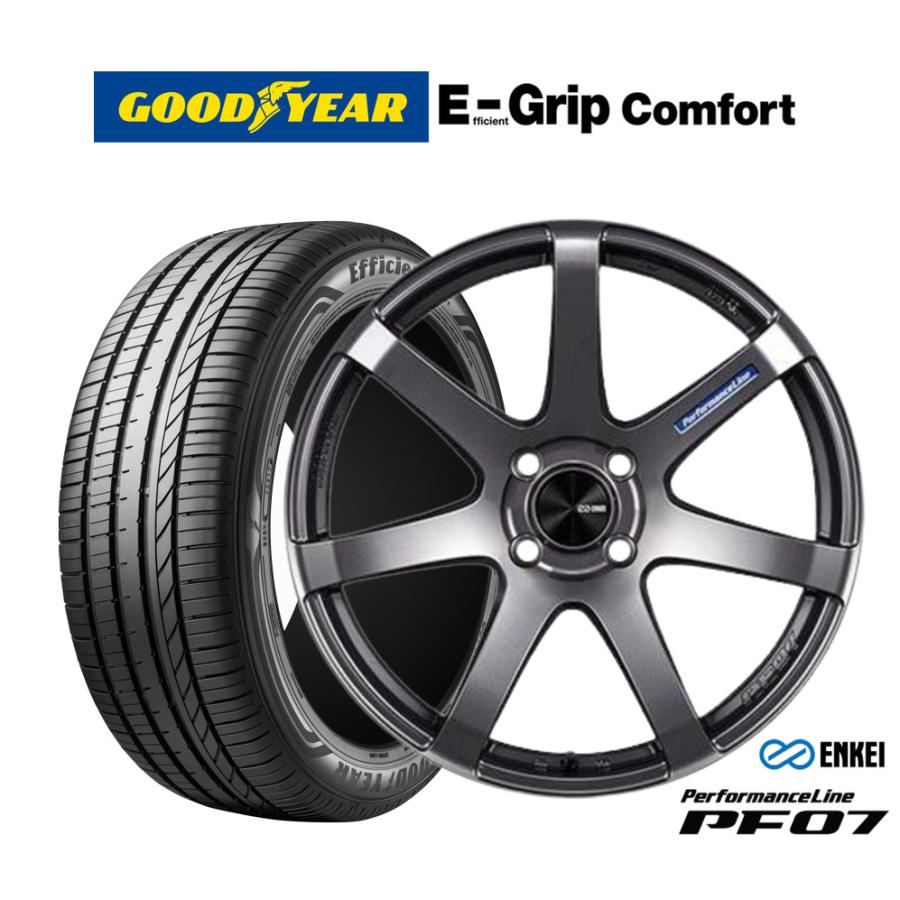 ENKEI サマータイヤ ホイール4本セット エンケイ PF07 グッドイヤー  