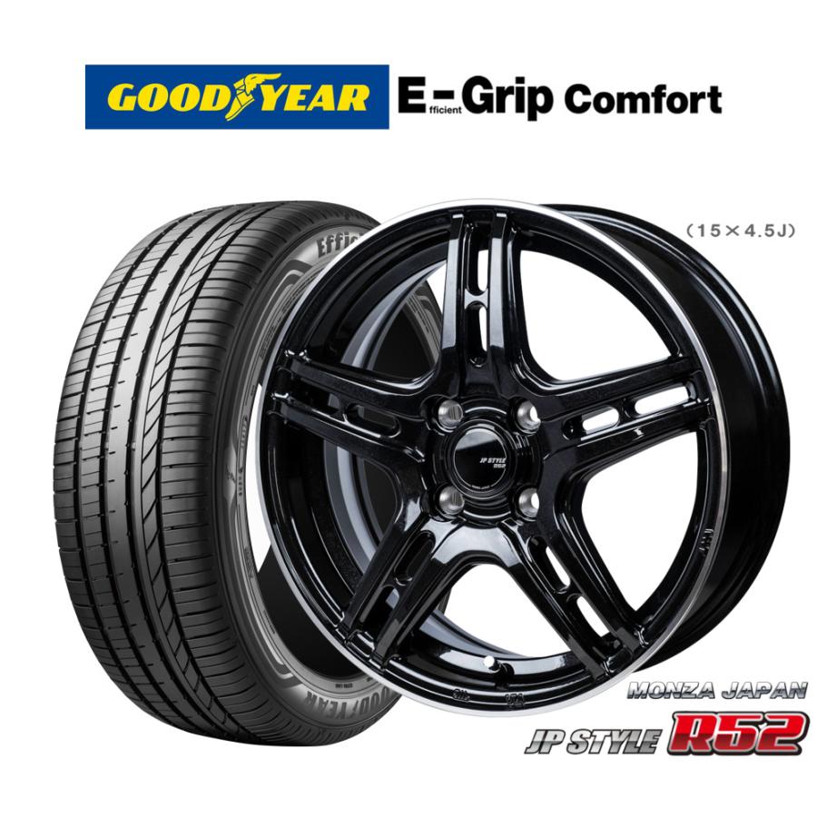 シンヤ様　ホイールタイヤ　② サマータイヤ ホイール4本セット モンツァ JP STYLE R52 グッドイヤー