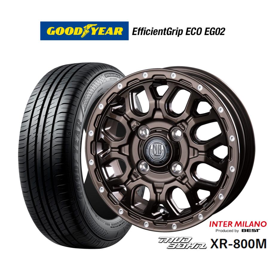 サマータイヤ ホイール4本セット インターミラノ マッドバーン XR-800M 