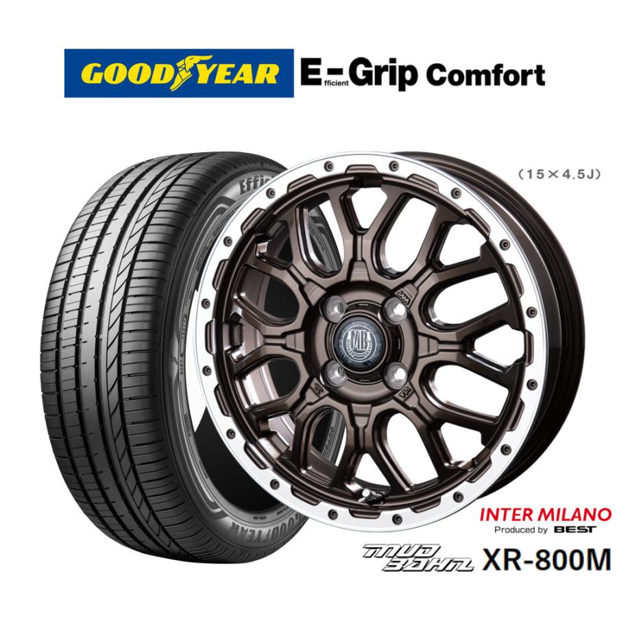 サマータイヤ ホイール4本セット インターミラノ マッドバーン XR-800M