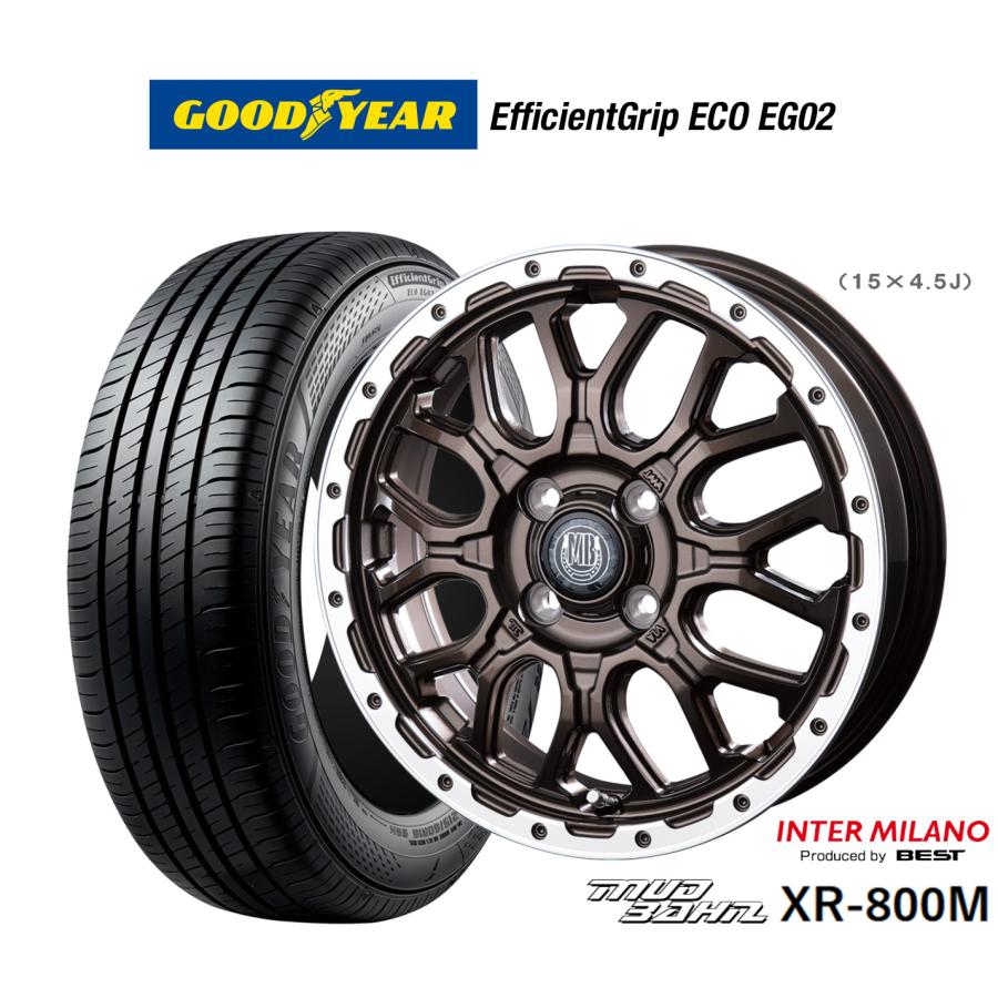 サマータイヤ ホイール4本セット インターミラノ マッドバーン XR-800M 