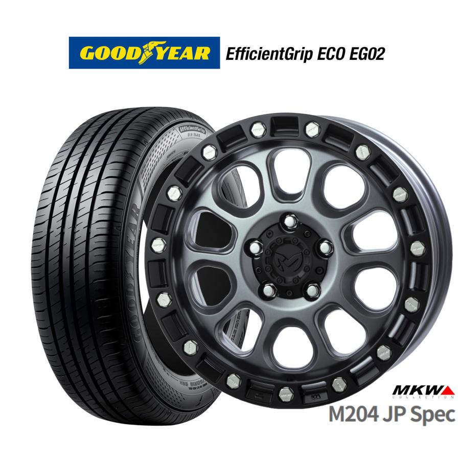 サマータイヤ ホイール4本セット MKW M204 JPスペック グッドイヤー 