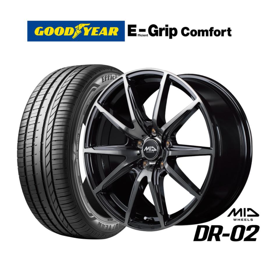 サマータイヤ ホイール4本セット MID ホイールズ DR-02 グッドイヤー