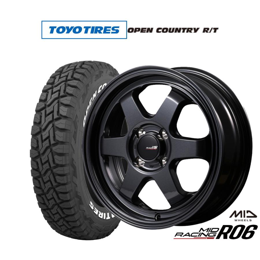 オフロードタイヤ ホイール4本セット MID レーシング R06 トーヨー 