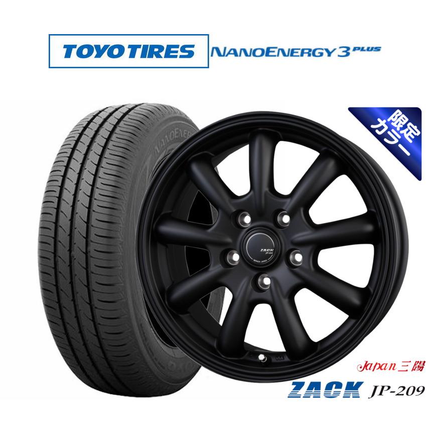 サマータイヤ ホイール4本セット JAPAN三陽 ZACK JP-209 Limited Black 