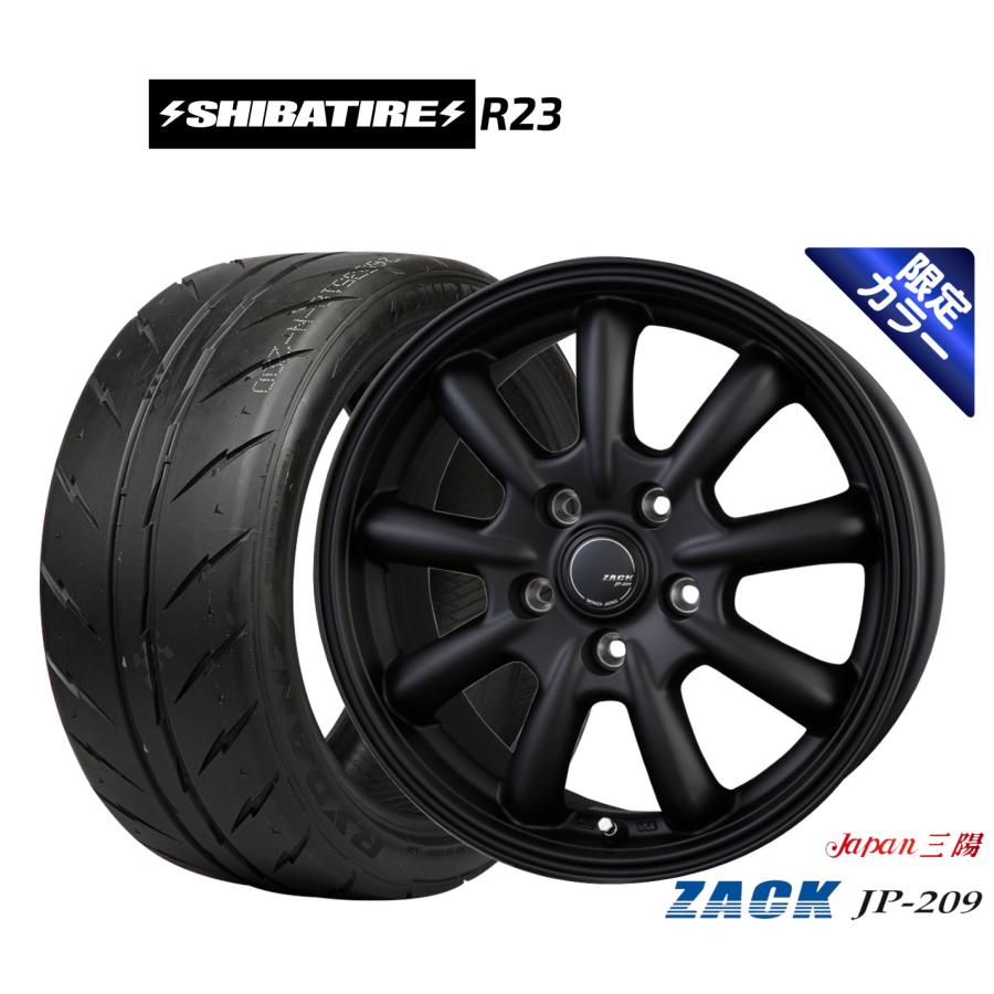 サマータイヤ ホイール4本セット JAPAN三陽 ZACK JP-209 Limited Black