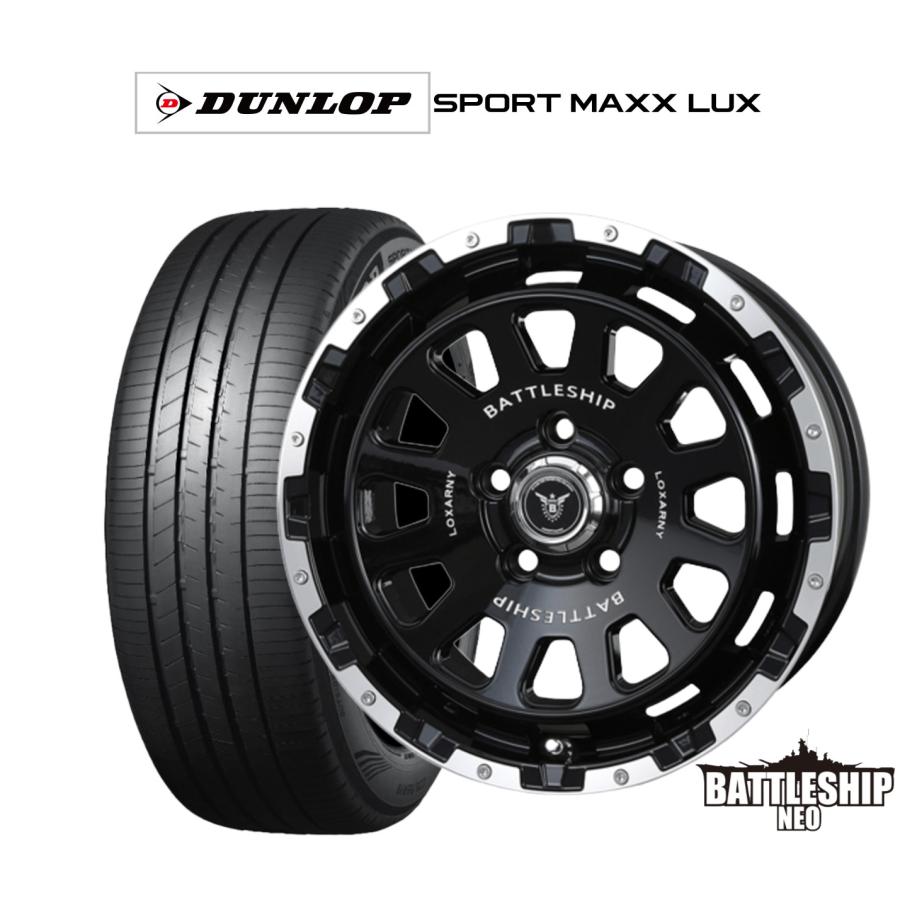 ロクサーニ サマータイヤ ホイール4本セット BADX バトルシップ NEO