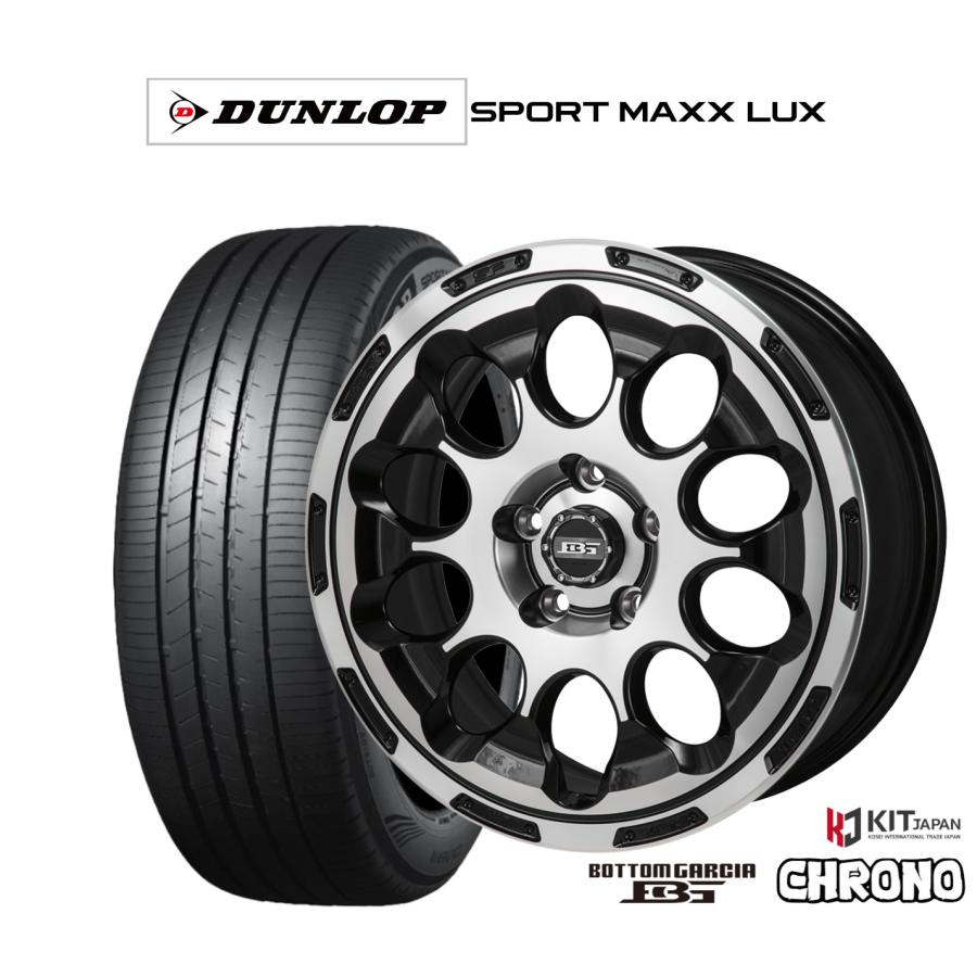 195/60R17　スタッドレス　外アルミホイール付き　4本セット サマータイヤ ホイール4本セット コーセイ ボトムガルシア クロノ
