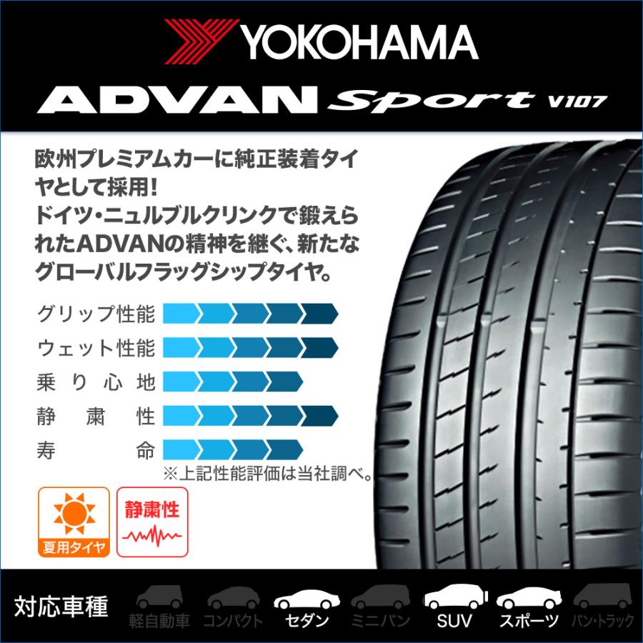 サマータイヤ ホイール4本セット モンツァ ジェクシス GM210 ヨコハマ ADVAN アドバン Sport (V107) 265/35R22_1