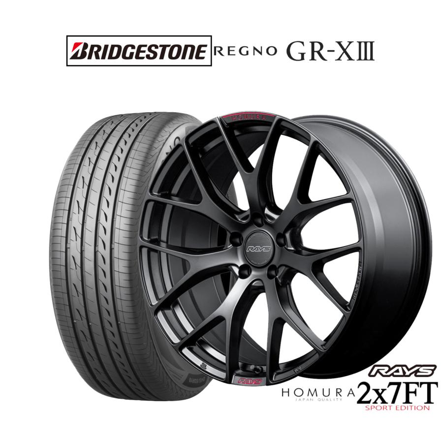 Rays ホムラ　19インチ　タイヤホイールセット　4本　タイヤ　レグノ レイズ HOMURA(ホムラ) 2×9 Plus 19インチ - ヴォクシー(VOXY) 90系
