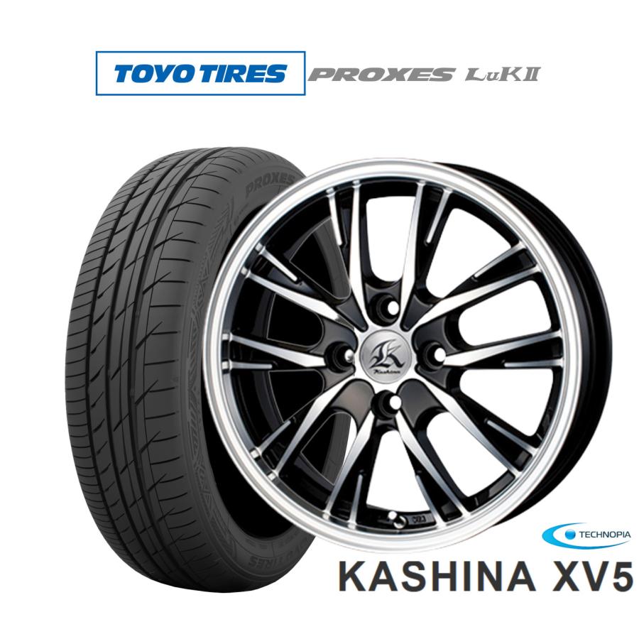 サマータイヤ ホイール4本セット テクノピア カシーナ XV-5 トーヨー 