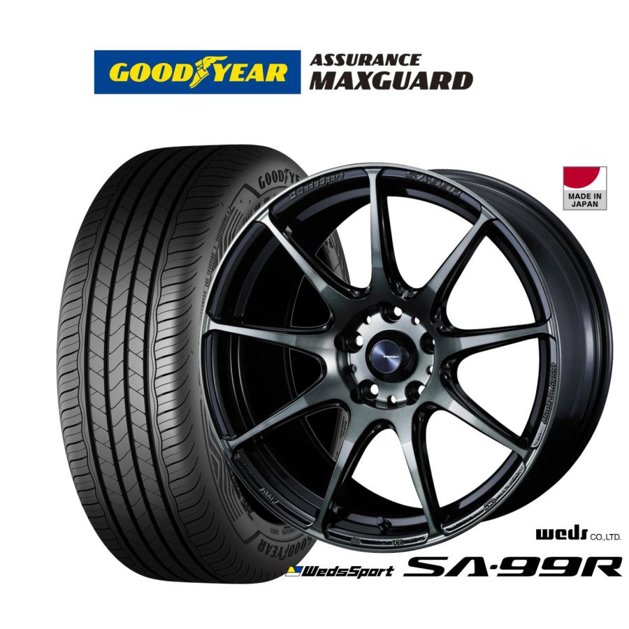 WEDS（ウェッズ） サマータイヤ ホイール4本セット ウェッズスポーツ