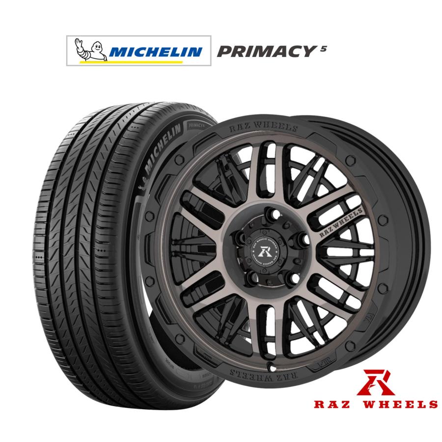 サマータイヤ ホイール4本セット RAZ WHEELS CV-01 ミシュラン プライマシー プライマシー5 215/65R16 ...