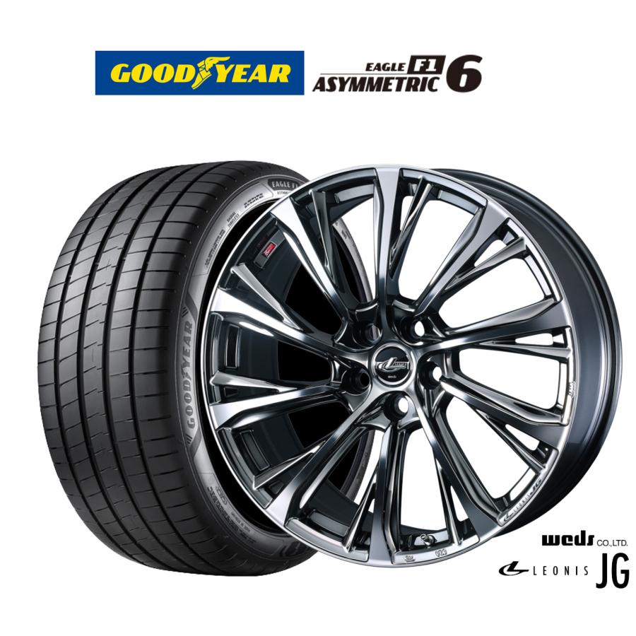 DUNLOP ウェッズ レオニス 205/45R17 タイヤ・ホイールセット WEDS（ウェッズ） サマータイヤ ホイール4本セット レオニス JG