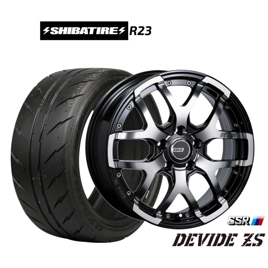 SSR サマータイヤ ホイール4本セット タナベ ディバイド ZS SHIBATIRE 