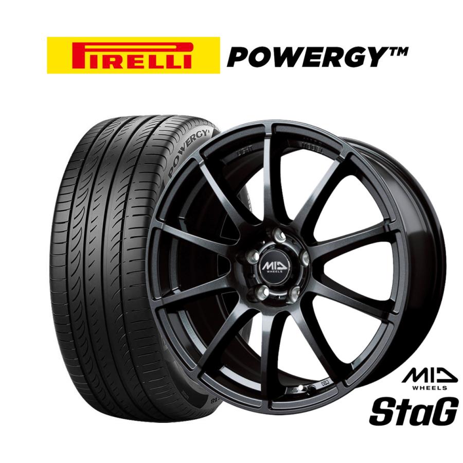 サマータイヤ ホイールセット 185/60R15インチ 4H100 MID F10 