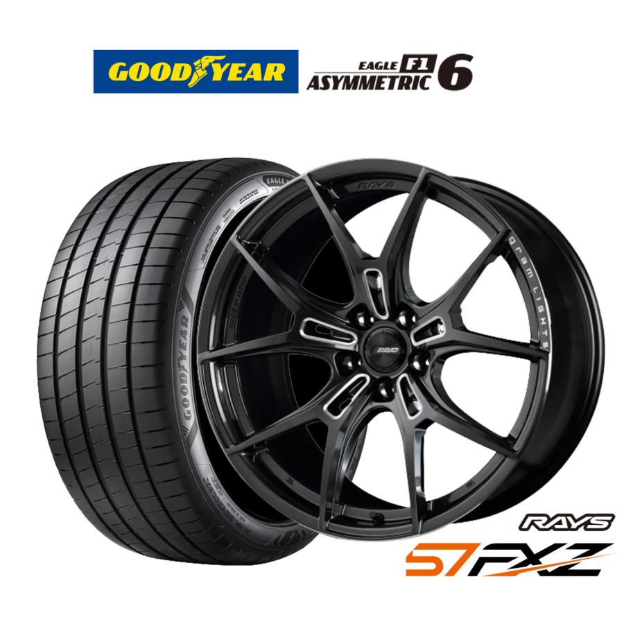 18インチ 　夏タイヤ＆ホイール4本セット RAYS サマータイヤ ホイール4本セット レイズ グラムライツ 57 FXZ