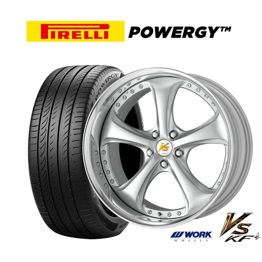 サマータイヤ ホイール4本セット ワーク VS KFシャープ ピレリ POWERGY 