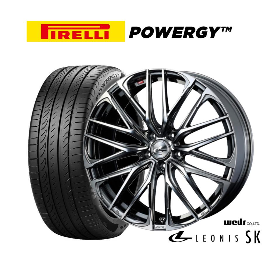 ウェッズ レオニスWX ピレリパワジー 215/45R18　4本セット WEDS（ウェッズ） サマータイヤ ホイール4本セット レオニス SK ピレリ