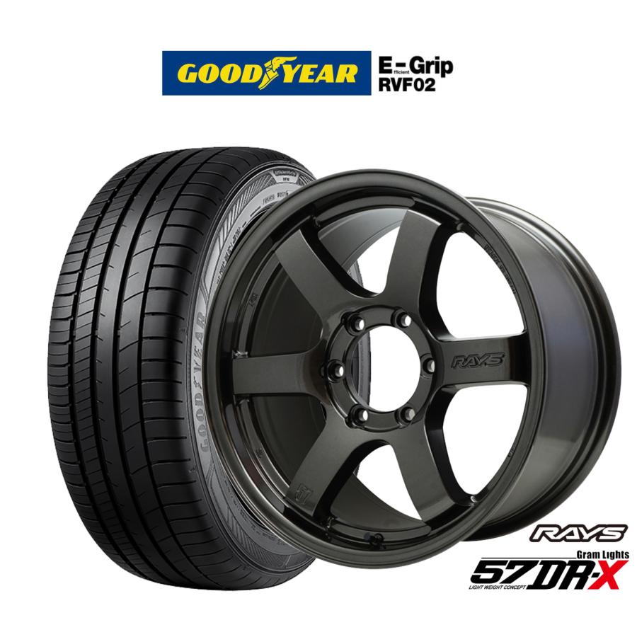 RAYS サマータイヤ ホイール4本セット レイズ グラムライツ 57 DR-X 
