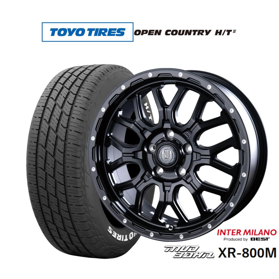 サマータイヤ ホイール4本セット インターミラノ マッドバーン XR-800M