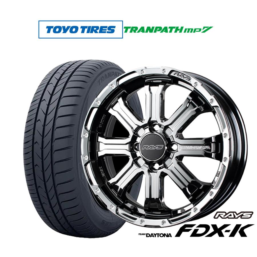 RAYS サマータイヤ ホイール4本セット レイズ チームデイトナ FDX-K