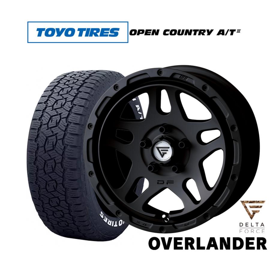 オフロードタイヤ ホイール4本セット FORCE デルタフォース OVERLANDER